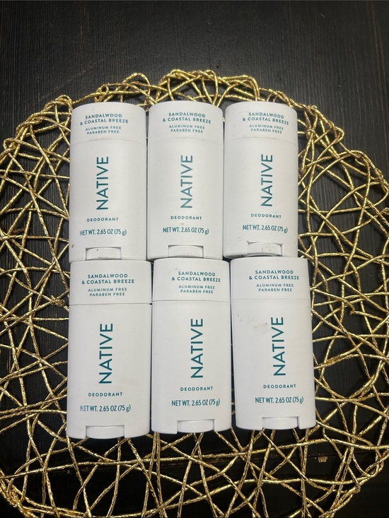 Native Other - 6PK Native Sandalwood & Coastal Breeze Deodorant - 2.65 oz Discontinued